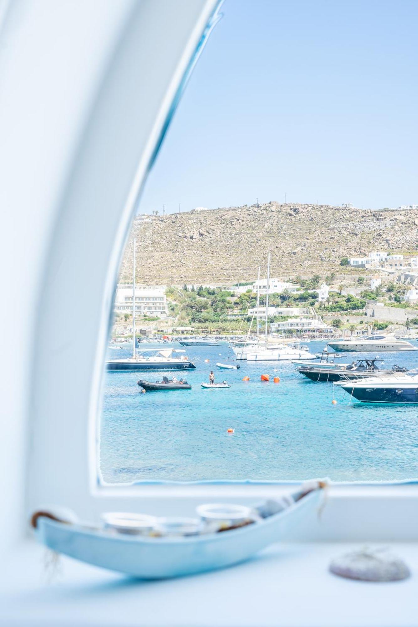 Luxury Sea House By Blue Waters Mykonos Villa Ornos  Ngoại thất bức ảnh