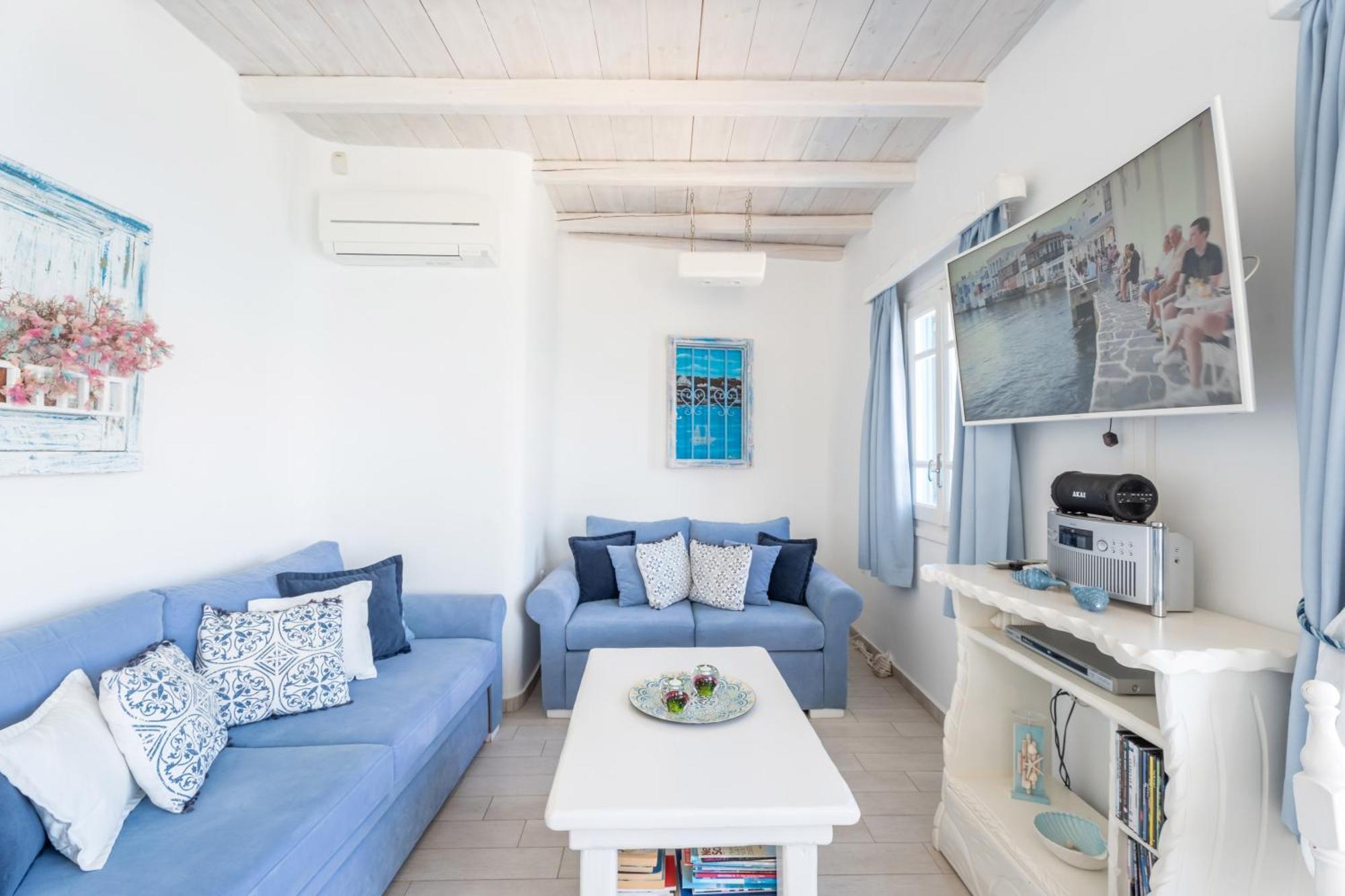 Luxury Sea House By Blue Waters Mykonos Villa Ornos  Ngoại thất bức ảnh