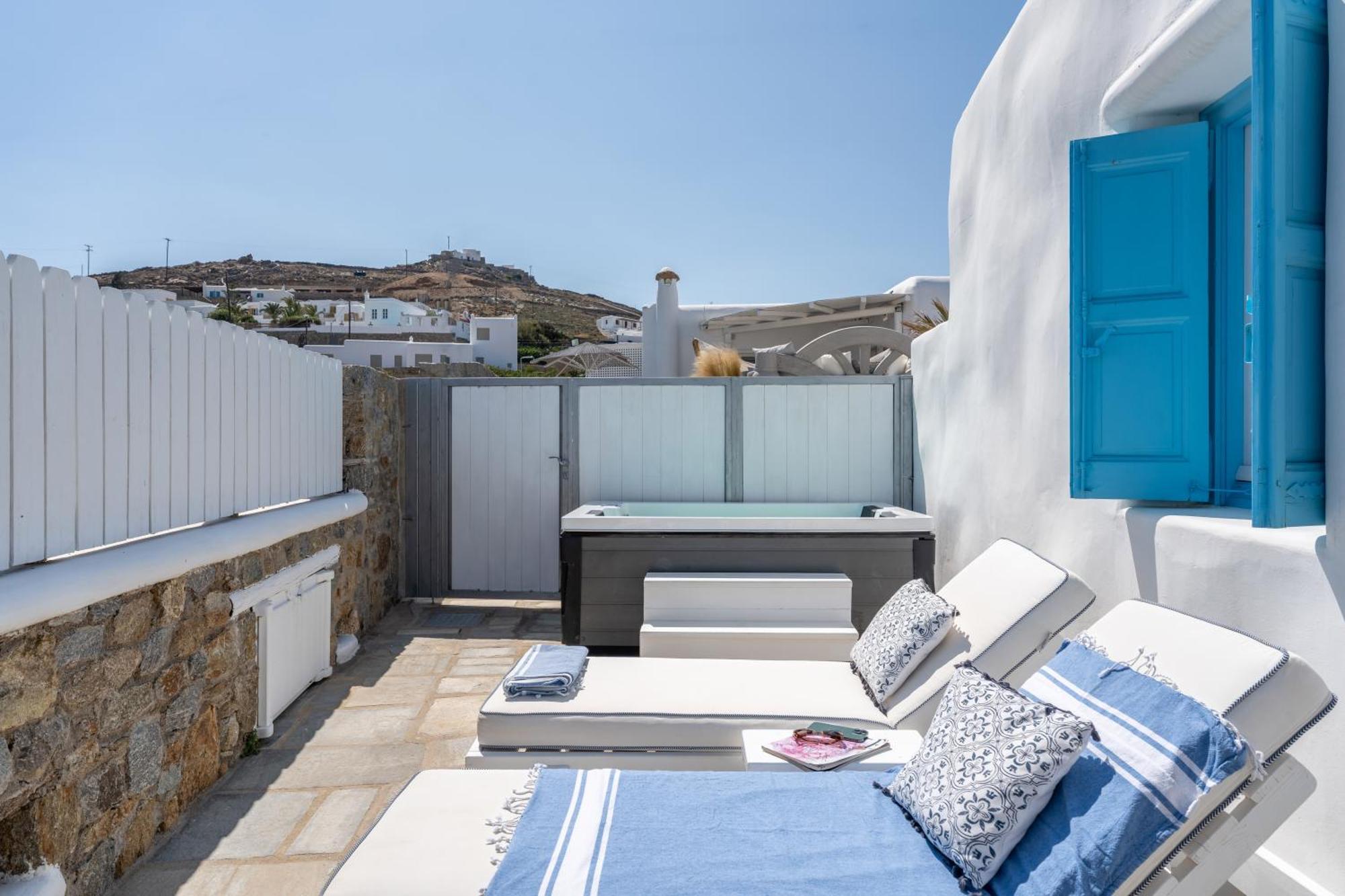 Luxury Sea House By Blue Waters Mykonos Villa Ornos  Ngoại thất bức ảnh