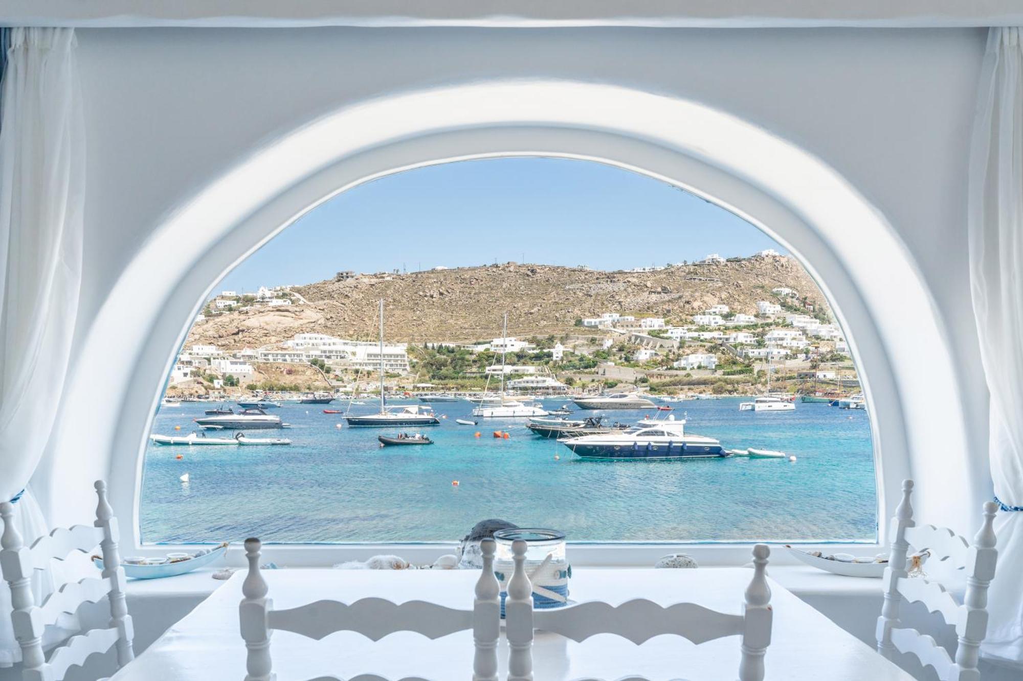 Luxury Sea House By Blue Waters Mykonos Villa Ornos  Ngoại thất bức ảnh