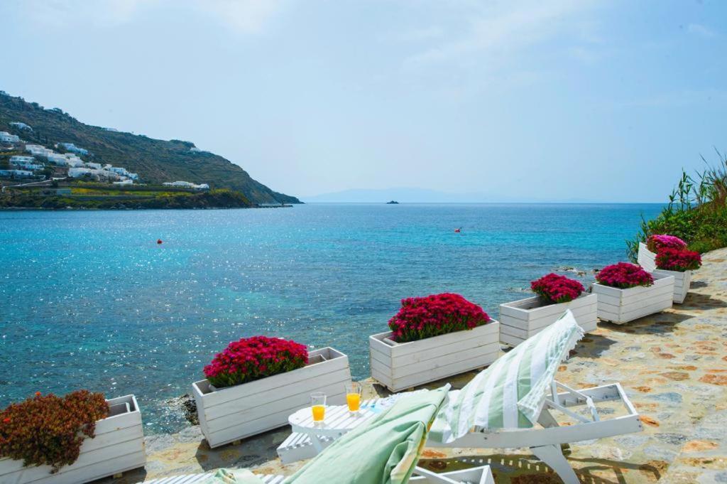 Luxury Sea House By Blue Waters Mykonos Villa Ornos  Ngoại thất bức ảnh